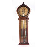 An unusual Admiral Fitzroy Royal Polytechnic Barometer, in oak frame, approx. 104cms (41")h.