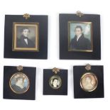 19th Century Irish School Miniatures The Shipsey Family of