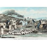 The Tipperarys "Moore's Tally Ho" to the Sports A scarce set of 4 Hunting Prints: "Tipperary