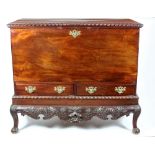 A 19th Century Irish Chippendale style Chest on Stand,