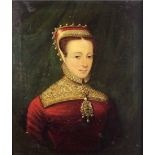 Late 18th Century / early 19th Century Spanish School "Portrait of Maria Anna of Spain,
