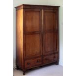 A good quality George III mahogany Wardrobe,