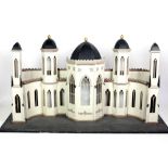 A large Irish carved wooden Diorama,