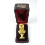 A fine French gilt bronze Seal, by E.