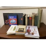 Books: A collection of varied subjects, including reference works, relating to art and antiques,
