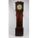 An Irish Provincial mahogany framed Grandfather Clock,
