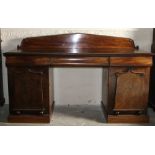 An Irish William IV period mahogany Sideboard,