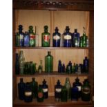 A large collection of Apothecary Bottles, as a lot, w.a.f.