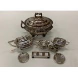 An exceptionally fine quality heavy 19th Century silver plated Soup Tureen and Cover,