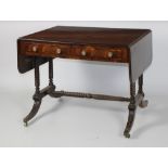 A fine quality Irish (possibly Cork) Nelson period rosewood Sofa Table,