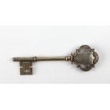 An important silver gilt Presentation Key, inscribed "On Opening the Irish National Institute,