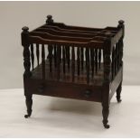 A 19th Century Irish mahogany Music Canterbury,