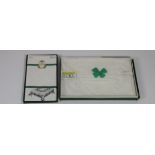 A large collection of various Irish Lace items, some sets, (mostly boxed).