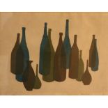 Anne Yeats RHA (1919 - 2001) Coloured Lithographs: "Bottles," Ltd. Edn. No.