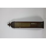 A 19th Century oak framed Admiral Fitzroy Barometer.