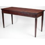 A plain late 18th Century / early 19th Century Irish mahogany Serving Table,
