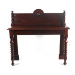 An attractive Victorian period mahogany Hall Table, of narrow proportions,