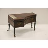 An unusual quality mahogany framed early 19th Century Musical Box, in the form of a grand piano,