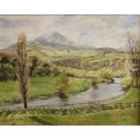 P. Donaghy 20th Century Irish School "Bend on the River Barrow," O.O.C.