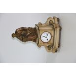 A 19th Century marble Mantle Clock,