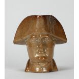 A rare 19th Century stoneware Jug, "The Head of Napoleon.".