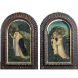 In the Manner of Sandro Botticelli An attractive pair of late 18th Century / early 19th Century