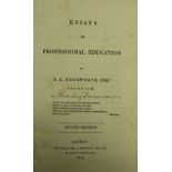 Edgeworth (R.L.) Essays on Professional Education, 8vo L. 1812, Second Edn.