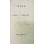 Lysaght (Ed.) Poems by the Late Edward Lysaght, Esq., Barrister at Law, 12mo D. 1811. First Edn.