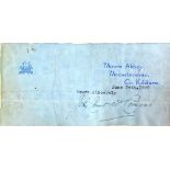 Autograph Book with link to World War One Fighter Ace Autograph Book of Lily McCudden,