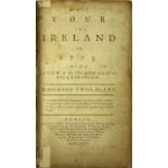 [Twiss (Richard)] A Tour in Ireland in 1775, Tall 8vo L. 1786. First Lond. Edn., lg. fold.