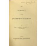 D'Alton (John) The History of the County of Dublin, and The Memoirs of the Archbishops of Dublin,