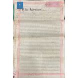 Deed of Sale of the Site of James Joyce's Birthplace,
