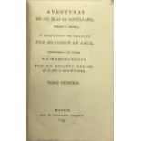 Le Sage: Aventuras de Gil Blas de Santillana, Robadas a Espana, 4 vols. 12mo Madrid (D.