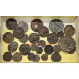 Coins & Tokens: An interesting and diverse collection of brass,