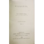 [Bronte (Charlotte)] 'Currer Bell,' Villette, 3 vols. sm. 8vo L. 1853. First Edn., lacks hf.