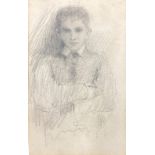 The Yeats Brothers "Jack & William" Yeats (John Butler) RHA (1839-1922) An attractive small pencil