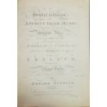 Bunting (Edward) Prospectus of a General Collection of the Ancient Music of Ireland, 8vo D. n.d. c.