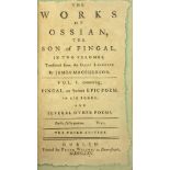 Dublin Printings: Macpherson (James) The Works of Ossian, The Son of Fingal, trans.