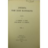 Bergin (O.J.), Best (R.I.) Kuno Meyer, O'Keeffe (J.G.) Anecdota from Irish Manuscripts, Vol.