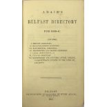 Belfast Directories: Adair (Hugh)publ.