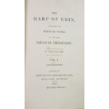 Dermody (Thomas) The Harp of Erin, containing the Poetical Works of the late Thomas Dermody, 2 vols.