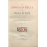 Genealogy: Francisque - Michel, Les Ecossais en France les Francais en Ecosse, 2 vols. roy 8vo Lond.