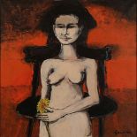 PIPPO GAMBINO (1935-2004) “Figura di donna seduta"