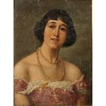 NATALE ATTANASIO (1845-1923) "Ritratto di Contessa"
