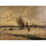 IVAN KARPOFF (1898-1970) "Paesaggio invernale"