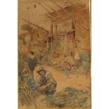 GEORGES BIGOT (1860-1927) “Borgo di pescatori”