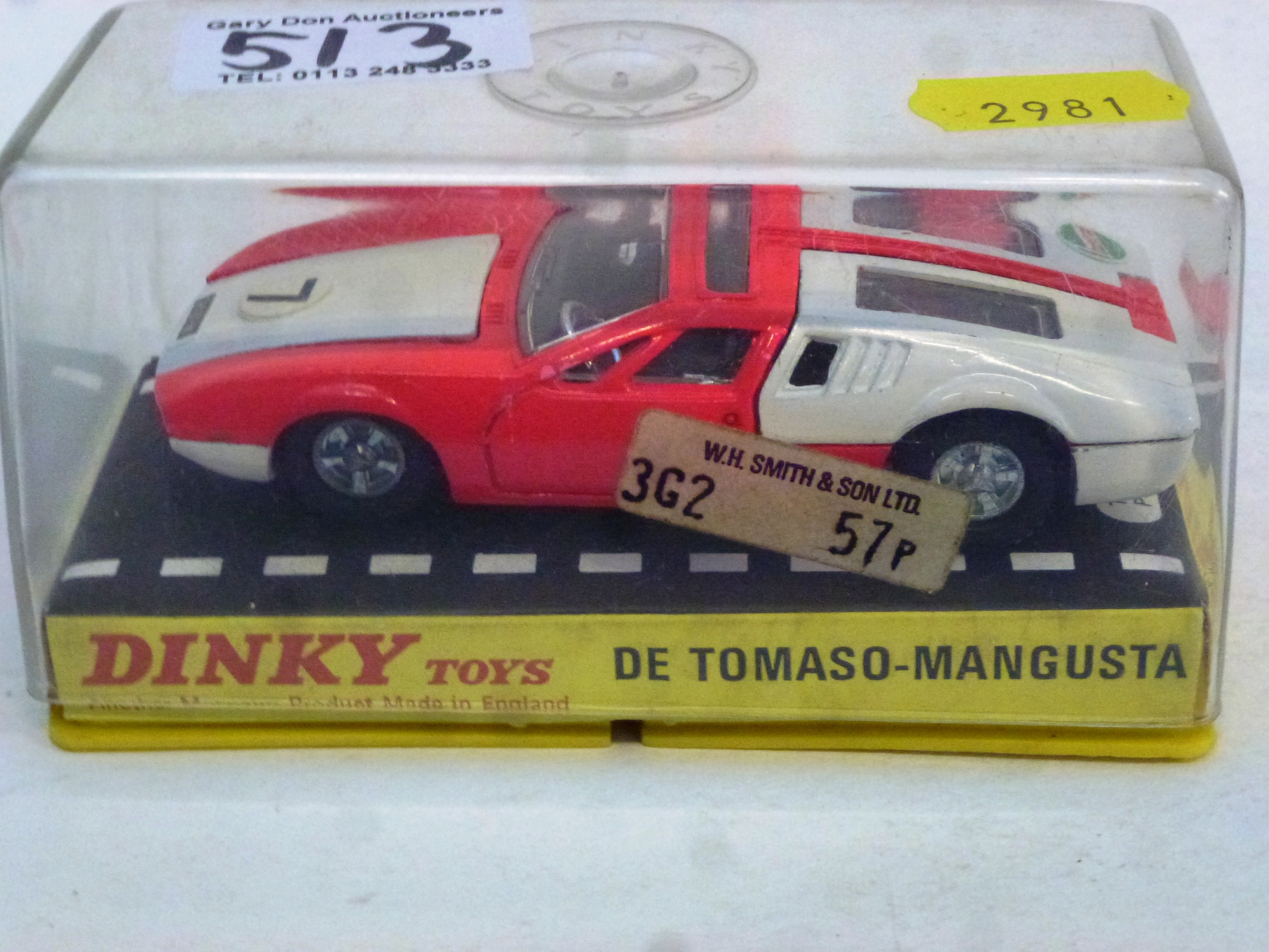 BOXED DINKY 187 DE TOMASO-MANGUSTA