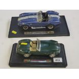 BURAGO FORD AC COBRA 427 AND A SHELBY COBRA 427S/C