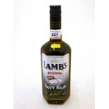 BOTTLE OF LAMB'S NAVY RUM