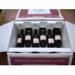 BOX OF 6 BOTTLES OF E&E BAROSSA VALLEY BLACK PEPPER SHIRAZ 1990